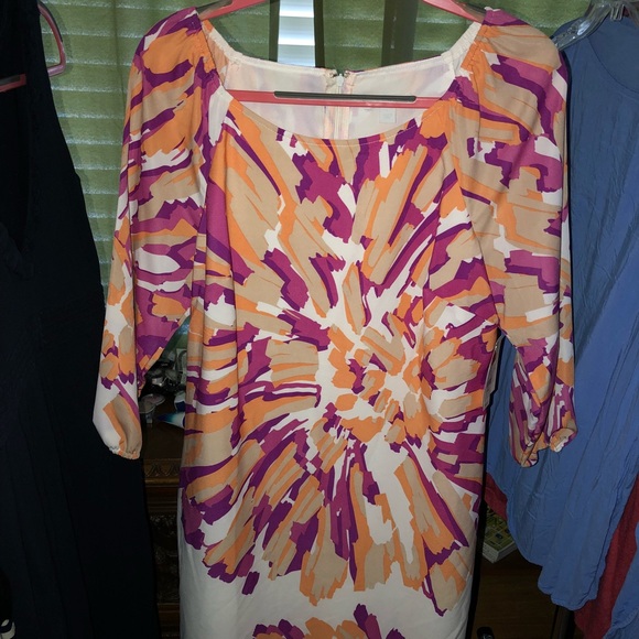 Express Dresses & Skirts - Express Shift Dress- pink/orange Express Dresses & Skirts - Express Shift Dress- pink/orange